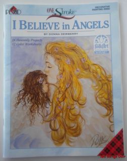 Believe in Angels Donny Dewberry One Stroke Painting Plaid