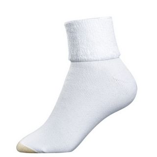 Gold Toe Womens Socks Wimbeldon Quarter White 3 Pairs