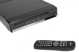 Small Black DVD Player DIVX XVID MPEG4 Free Scart