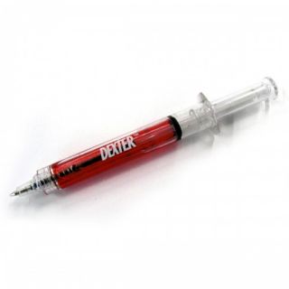 Brand New Genuine Dexter Blood Filled Syringe Pen Showtime Free