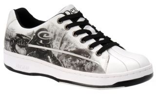 New Dexter Mens Courage White Bowling Shoes RH LH Universal Soels All