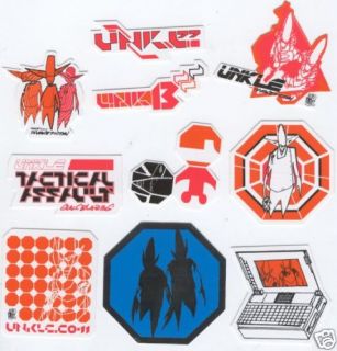 Unkle Sticker Pack MO Wax DJ Shadow Futura bape RARE