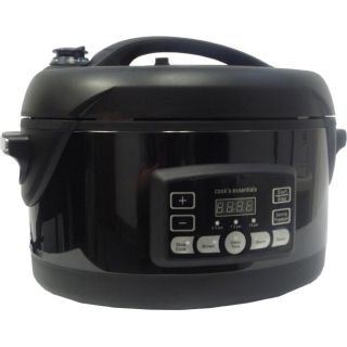 Cooks Essentials K29862 5qt Oval Pressure Cooker Black