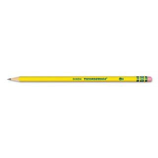 Dixon Ticonderoga Woodcase Pencil, HB #2, Yellow Barrel, DZ   DIX13882