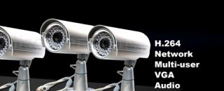 CCTV 4CH Standalone DVR IR Camera Home DIY Security Kit