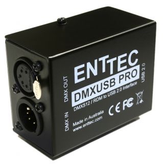 Enttec USB DMX Pro 512 CH PC Based Interface for DJ Lighting 70304 USA