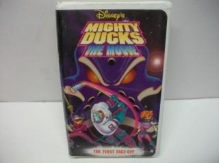 Mighty Ducks Hockey Movie First Face Off VHS Cartoon