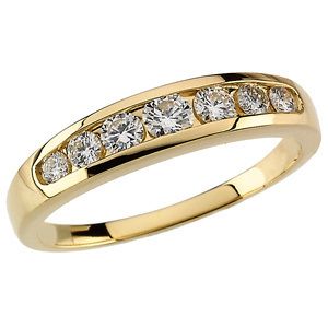 14k Diamond Band Ring Pendant Keepsake Unique Ladies