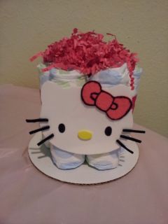  diaper cake color of your choice great for baby shower centerpiece