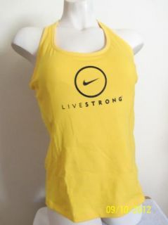 NWT Nike Womens Sports Bra LiveStrong Yellow Size L 445873 Running