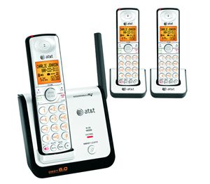  up to 12 phones 6.0 Cordless Speaker Phone / 3 Handsets Caller ID