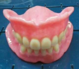 Full Upper Lower Dentures False Teeth Brand New for Display