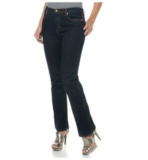 Diane Gilman DG2 Stretch Denim Boot Cut Jeans Indigo Sz 6 P NWT