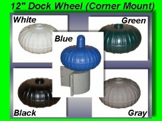 12” Dock Wheel Cushion Bumper Corner Mount
