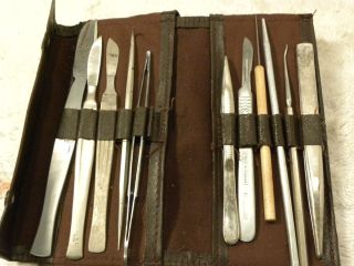 Vintage Medical Doctors Operating Tools