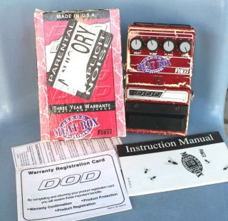 DOD MEAT BOX FX 32 USA GUITAR EFFECTS PEDAL