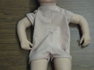 Doe Suede Doll Body for Doll Kits Full Limbs Straight Legs Great for