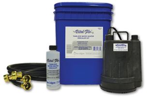 Nu Calgon 4387 01 Vital Flo Tankless Water Heater Descaler Kit