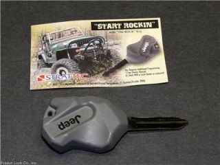 Jeep Dodge Rock Key Strattec 692958 Transponder Gray New in Package
