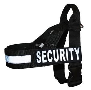 Nylon Strap Dog Harness Velcro Patches No Pull IDC Guide Assistance