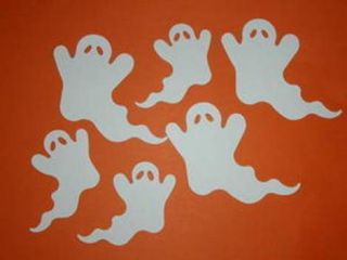 10 Sizzix Die Cut Halloween Ghosts Addl Cuts SHIP Free