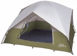 Trek 12 x 12 Double Ridge Family Dome Tent Sleeps 8