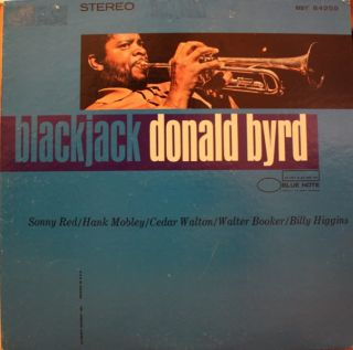 Donald Byrd Blackjack LP Blue Note BST 84259 Van Gelder VG