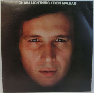 Don McLean Chain Lightning LP Israeli Press Rock 1978