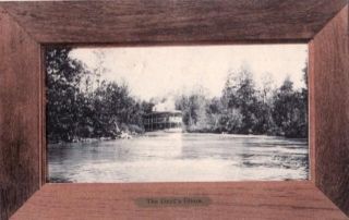 1907 The Devils Elbow MI Frame Like Postcard