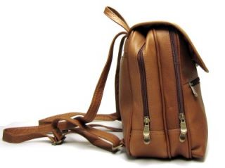 le donne womens organizer leather backpack purse