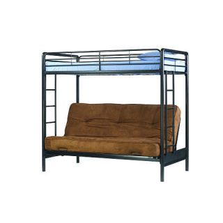 Dorel Home Products Twin Futon Bunk Bed Black