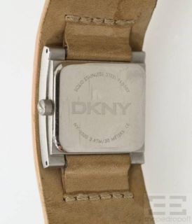 DKNY Donna Karan New York Gold Leather & Stainless Steel Watch