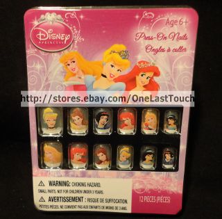 Disney Princesses Press on Nails 12pcs Stocking Stuffer