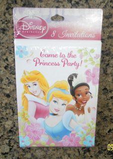 Disney Princess Birthday Party Invitations
