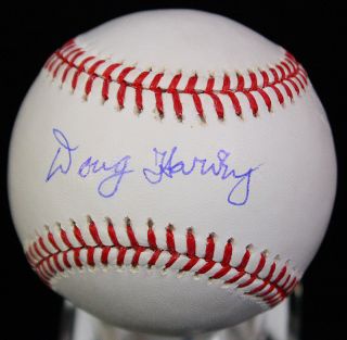 Doug Harvey Umpire Signed Autographed Baseball Ball PSA DNA S70545