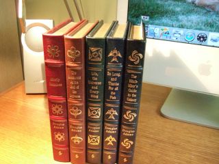 Set of 5 Douglas Adams Easton Press Books