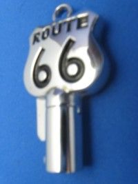 Route 66 Chiave Bianco per Harley Davidson V Rod 14A with Jewelry Box