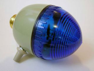 Adjustable Speed Blue Party DJ Strobe Light Screw Base