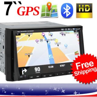 MR3 7 Double DIN in Dash Car DVD Player GPS Navigation