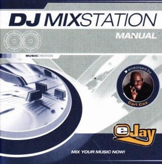 eJay DJ MixStation PC CD music tracks editing & mixing turntable