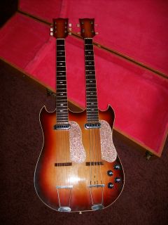 DOUBLE NECK! LATE 50S EARLY 60S NAME THAT GUITAR! BASS 6 STRING