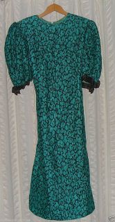 Vintage Dianne Dickinson for Gentillesse 70s 80s Sz 10 M Dress Wool