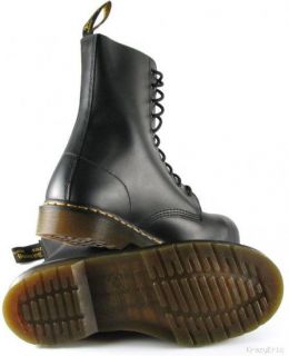 New Dr Doc Martens 1919 Black Steel Toe Boots UK 10 US 11