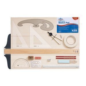 Alvin Drawing Board Drafting Supplies Outfit Kit with 18x24 Board Tech