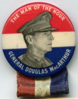 General Douglas MacArthur Tthe Man of The Hour w Ribbon