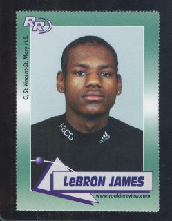 2002 Lebron James Rookie Review Card Mint Lebrons 1st Card Free