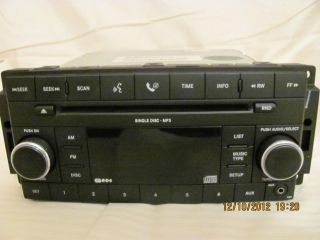 08 DODGE GRAND CARAVAN SE 3 3L V6 MPI CD PLAYER  RADIO AM FM