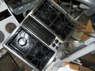 GE Profile Gas Downdraft Cooktop with Grill Unit