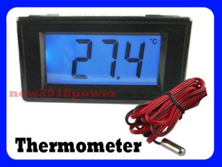 Digital Blue LCD Thermometer Temperature Panel Meter 50C 150C With