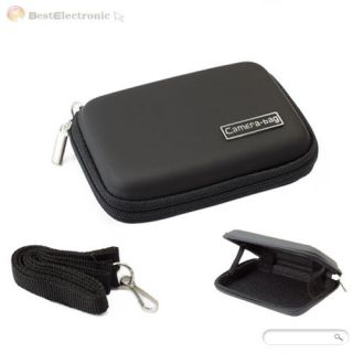 New Portable Digital Camera Case Bag Pouch Hard Leather